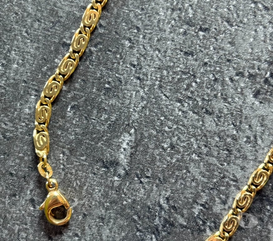 Bijoux occasion Bas-Rhin Obernai - 67210 - Photos Vivastreet Collier plaqué or maille escargot NEUF