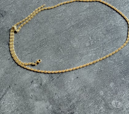 Bijoux d'occasion Obernai Bas-Rhin - Photos Vivastreet Collier plaqué or maille escargot NEUF