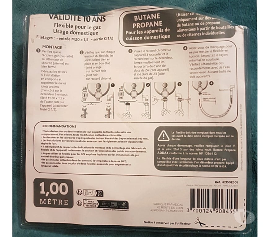 Electroménager occasion Gard Nimes - Photos Vivastreet Flexible gaz butane propane, NEUF