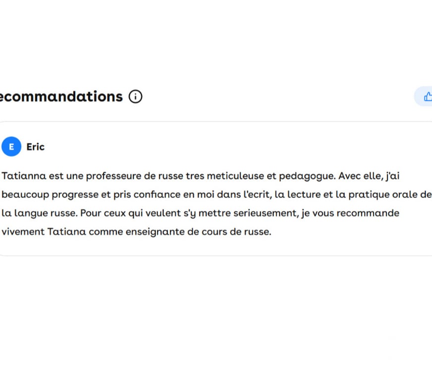 Cours de Langue Paris Paris 5ème ardt - 75005 - Photos Vivastreet Cours de russe, prof native diplômée, prise en charge CPF