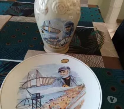 Décoration - art Perenchies Nord - Photos Vivastreet Assiette et vase. Decor Bretagne