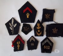 lot militaire pattes de col