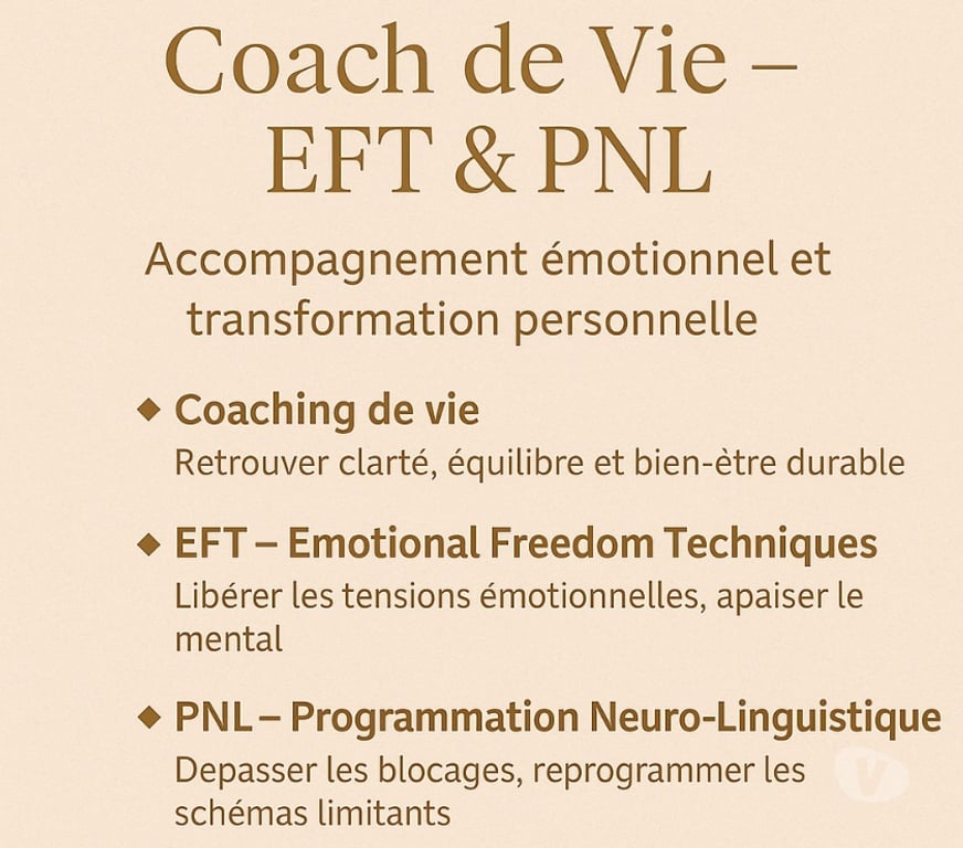 Autre Service Paris Paris 14ème ardt - 75014 - Photos Vivastreet Coach de vie - EFT & PNL