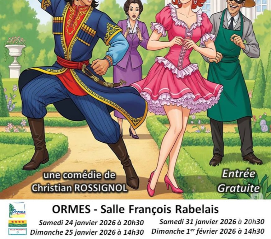 Concerts - Théâtre - Spectacles Loiret Ormes - 45140 - Photos Vivastreet Théâtre : Opération Camomille