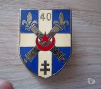 insigne militaire 40 ème régiment d'artillerie Suippes