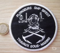 écusson plongeur service des moyens portuaires Brest