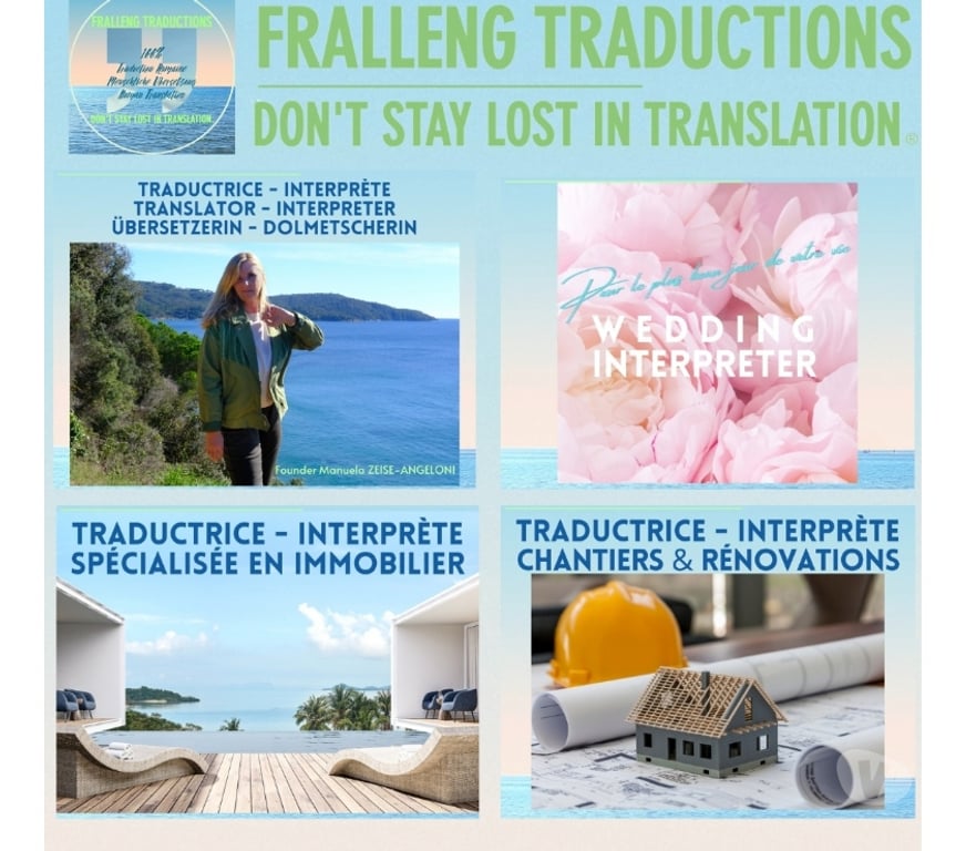 Traductions Var Cavalaire sur Mer - 83240 - Photos Vivastreet Traductrice-interprète professionnelle