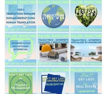 Services professionnels de traduction et interprétation