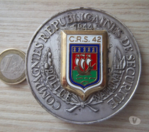 plaque collection obsolète CRS 42 Nantes