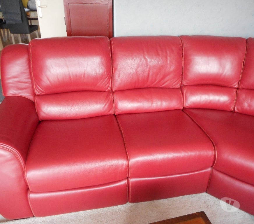 Ameublement & art de la table Moselle Le Ban St Martin - 57050 - Photos Vivastreet Salon d'angle en cuir rouge