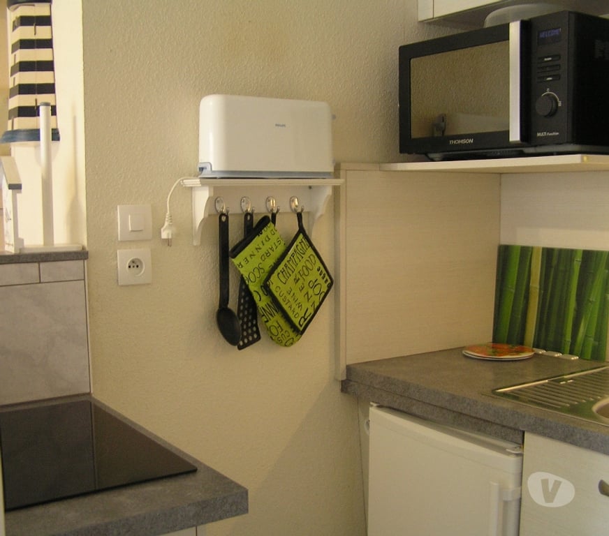 location saisonniere Calvados Villers sur Mer - 14640 - Photos Vivastreet VUE MER - T2 CLASSE CLEVACANCES- PARKING -WIFI