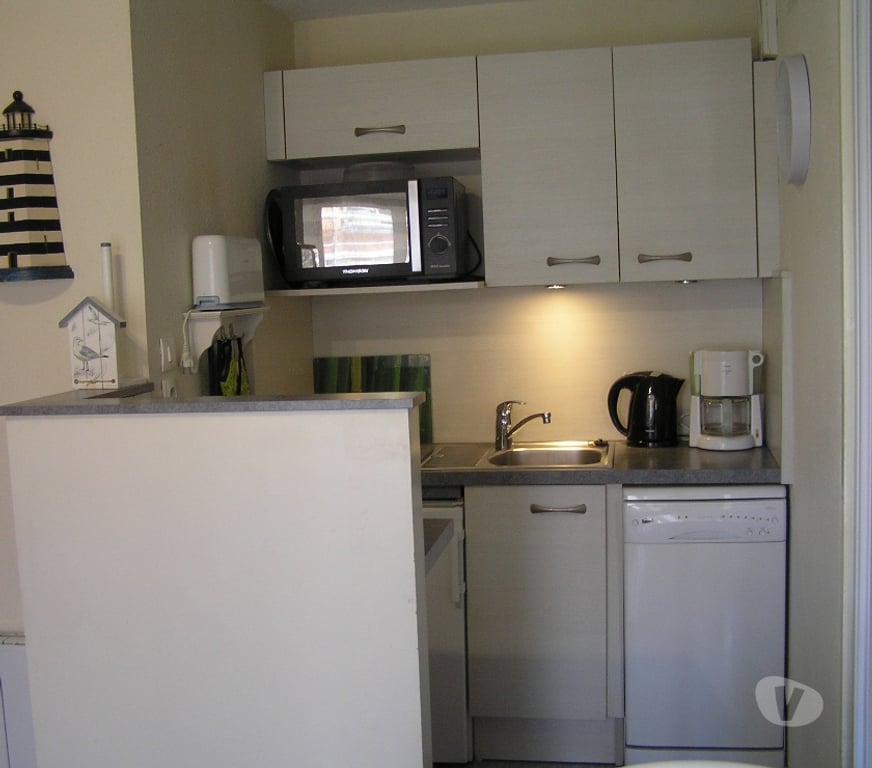 location saisonniere Calvados Villers sur Mer - 14640 - Photos Vivastreet VUE MER - T2 CLASSE CLEVACANCES- PARKING -WIFI