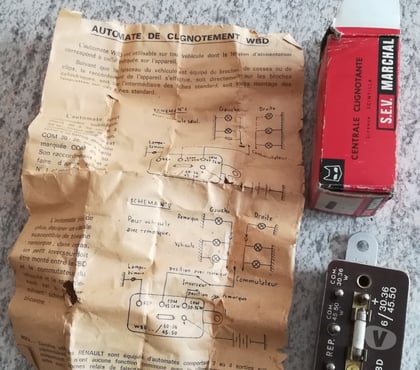 Pièces moteur et accessoires auto Aulnois sous Laon Aisne - Photos Vivastreet Centrale de clignotant 6 volts Scintilla