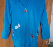 peignoir carré blanc enfant