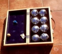 jeu de boules de pétanque