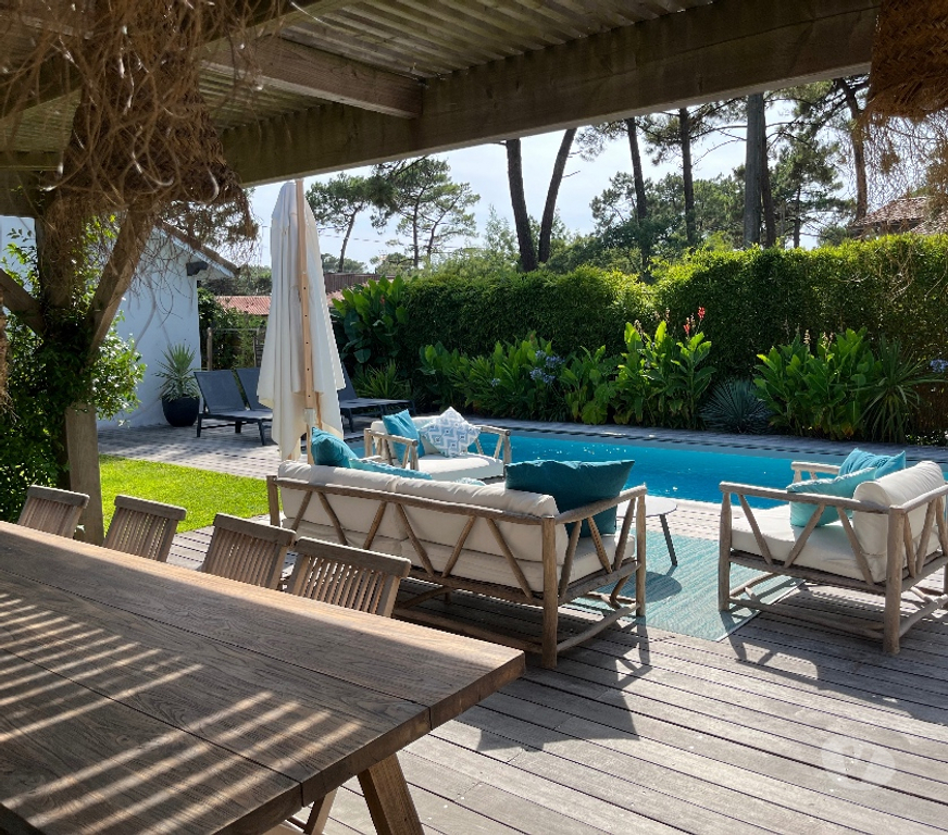 location saisonniere Landes Capbreton - 40130 - Photos Vivastreet Location maison de vacances exotique, proche plage, 12 pers.