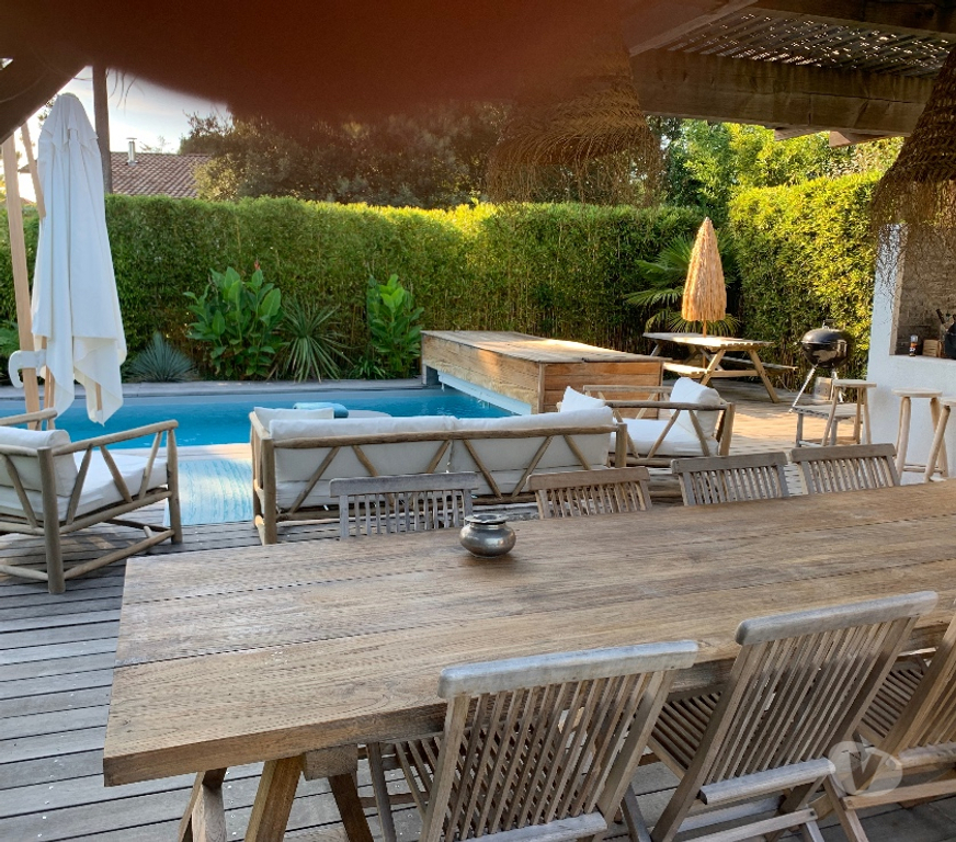 location saisonniere Landes Capbreton - 40130 - Photos Vivastreet Location maison de vacances exotique, proche plage, 12 pers.