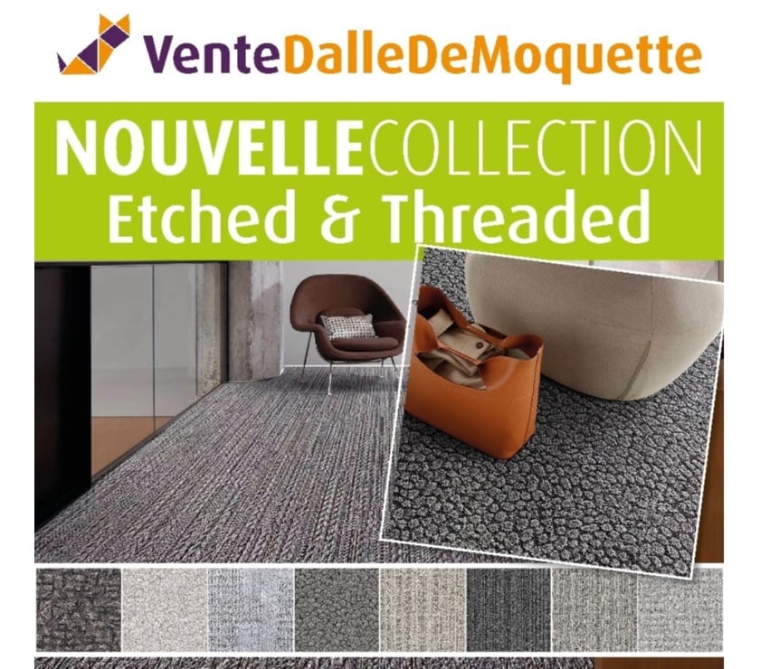 Photos Vivastreet Dalles de moquette Etched & Threaded d'Interface