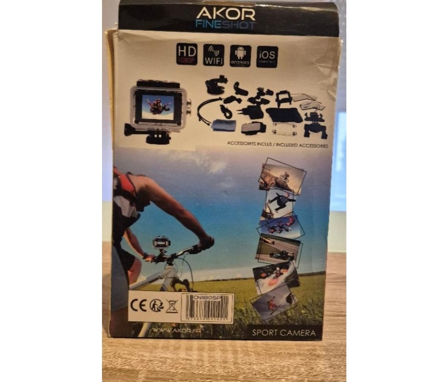 Photo - Video - Son Seine-Saint-Denis Romainville - 93230 - Photos Vivastreet Pack Caméra Sport Akor Fineshot HD 1080p + Kit Accessoires