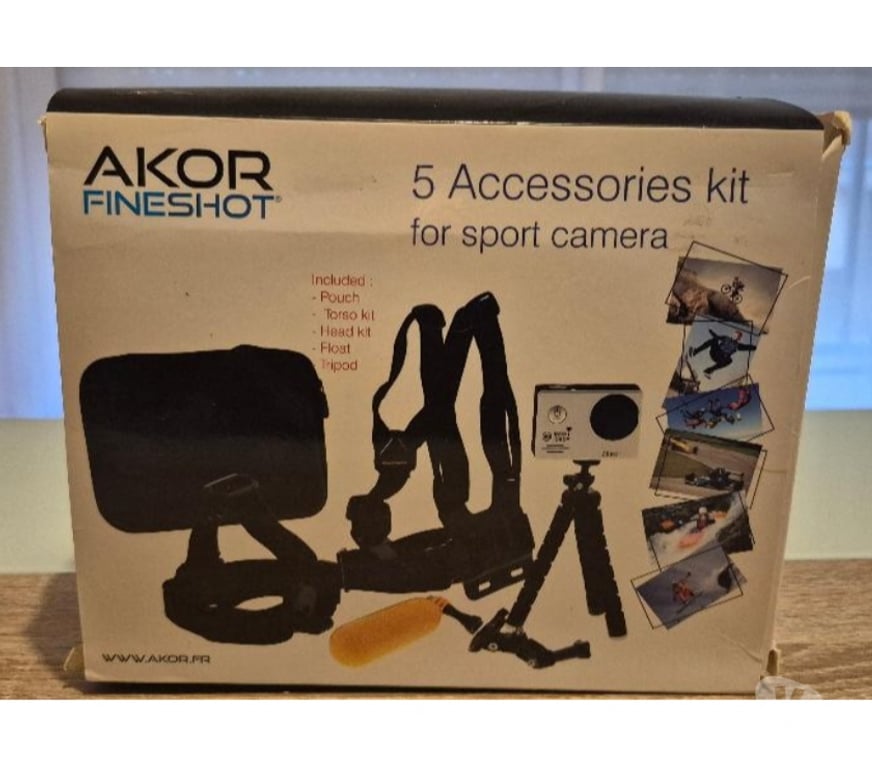 Photo - Video - Son Seine-Saint-Denis Romainville - 93230 - Photos Vivastreet Pack Caméra Sport Akor Fineshot HD 1080p + Kit Accessoires