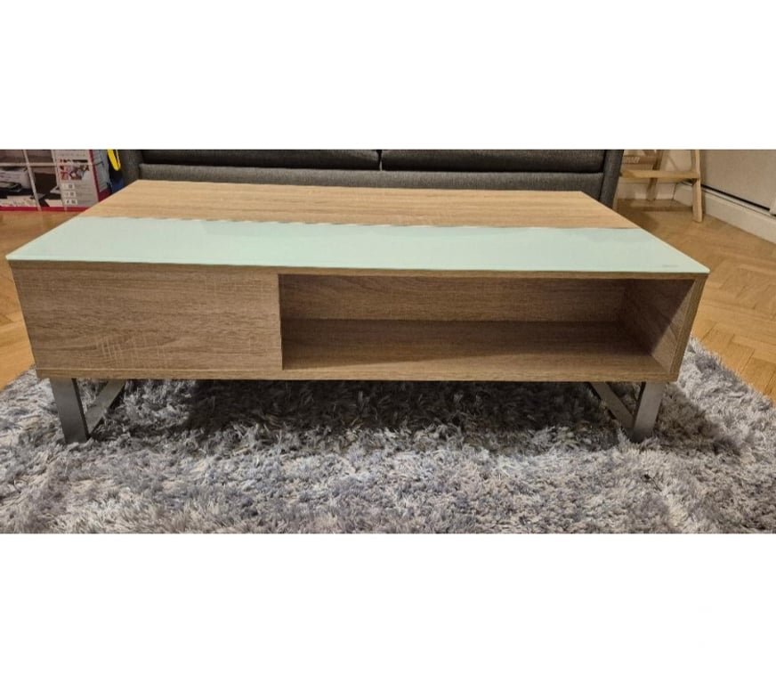 Ameublement & art de la table Seine-Saint-Denis Romainville - 93230 - Photos Vivastreet Table basse plateau relevable Blanc et chêne