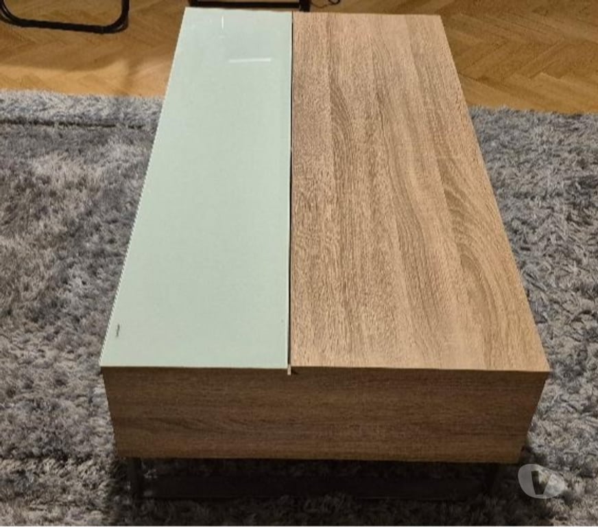 Ameublement & art de la table Seine-Saint-Denis Romainville - 93230 - Photos Vivastreet Table basse plateau relevable Blanc et chêne