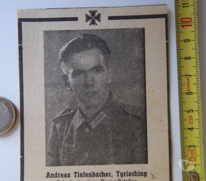 Collection Valognes Manche - Photos Vivastreet décés coupure journal Soldat 2e classe bataillon pionnier