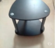 meuble triangulaire noir