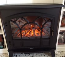 poêle électrique à effet flammes