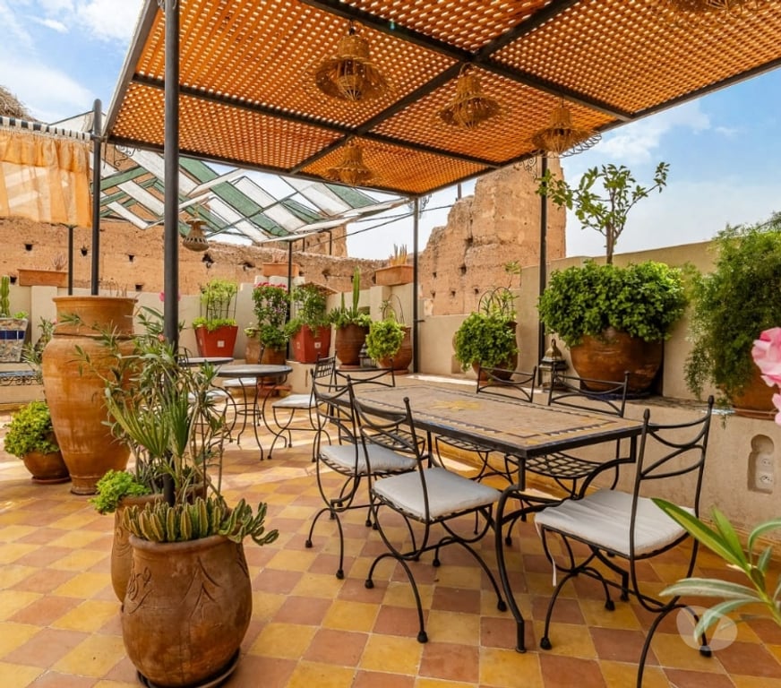 Vente Maison Maroc - Photos Vivastreet SOMPTUEUX PALAIS D'HOTES À VENDRE DE 8 SUITES À LA KASBAH