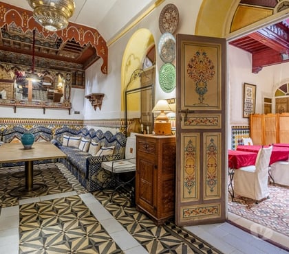 Achat maison - Photos Vivastreet SOMPTUEUX PALAIS D'HOTES À VENDRE DE 8 SUITES À LA KASBAH