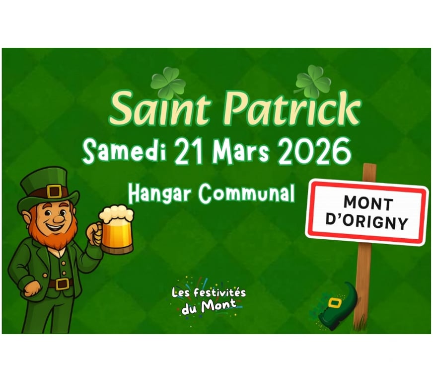 Autres sorties Aisne Mont d'Origny - 02390 - Photos Vivastreet Saint Patrick 2026