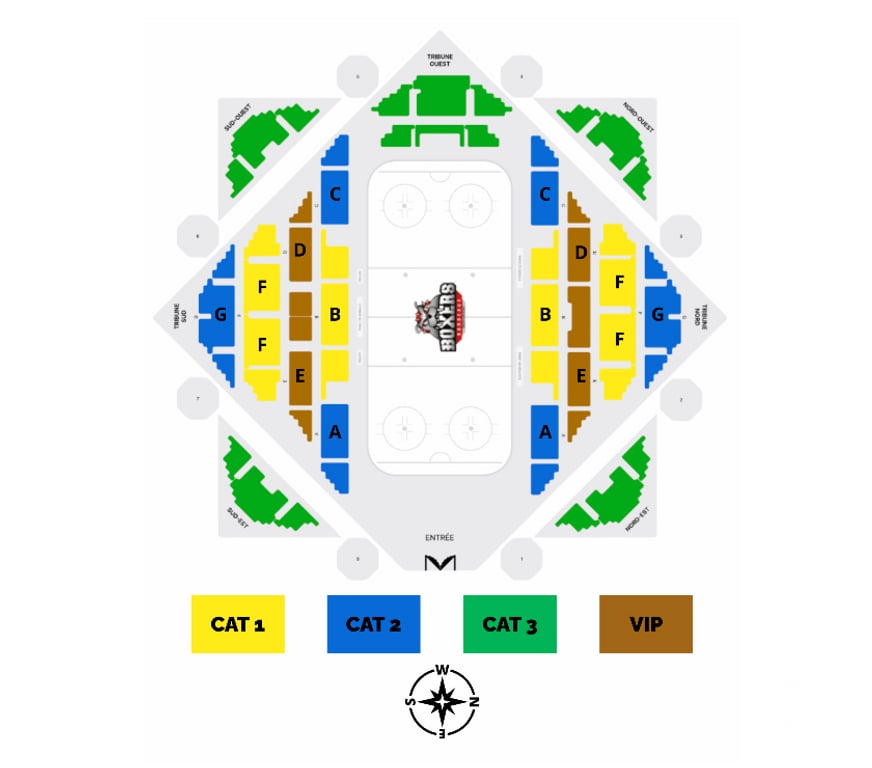 Evenements sportifs Gironde Bordeaux - Photos Vivastreet 2 places Boxers de Bordeaux vs Cergy vendredi 23 janvier