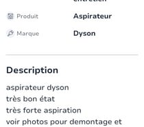 ASPIRATEUR DYSON