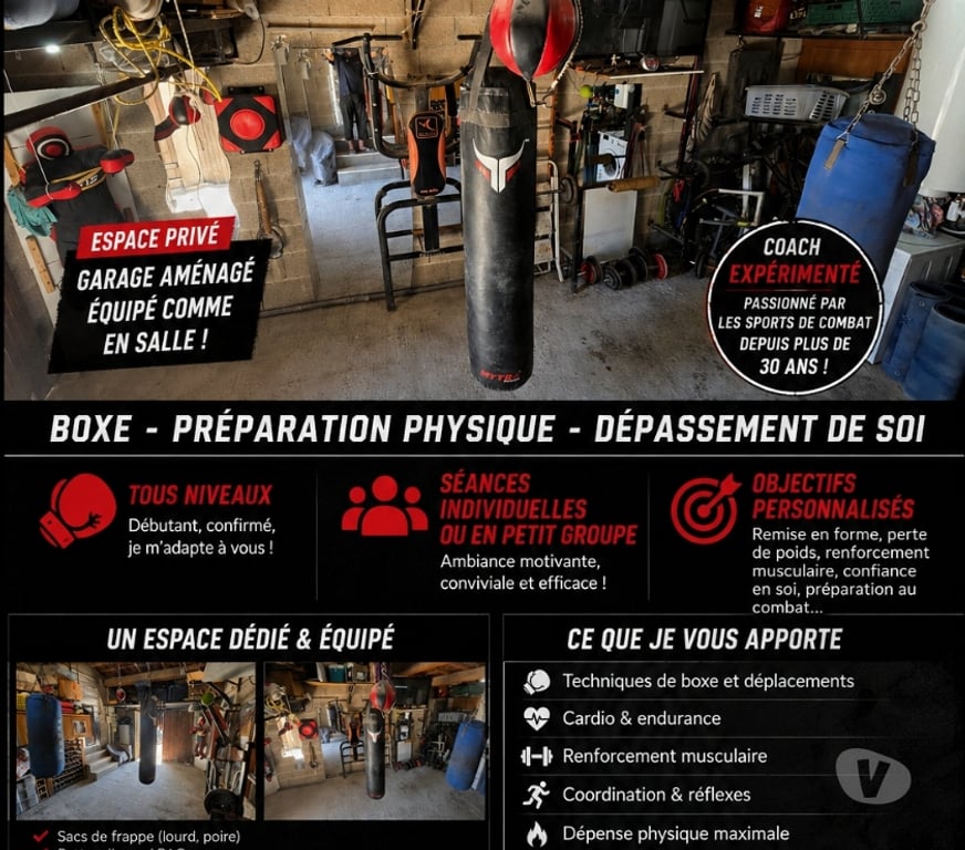 Cours de sport Bouches-du-Rhône Lancon Provence - 13680 - Photos Vivastreet coach sportif de Boxe kick boxing k1 cardio-boxing