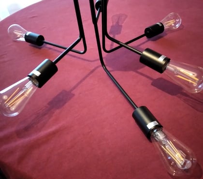 Décoration-Art-Antiquité Compiegne Oise - Photos Vivastreet Plafonnier contemporain 6 ampoules