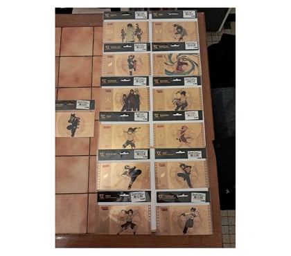 Collection Feves Moselle - Photos Vivastreet Gold ticket NARUTO billet or manga anime partie 1 japon ninj