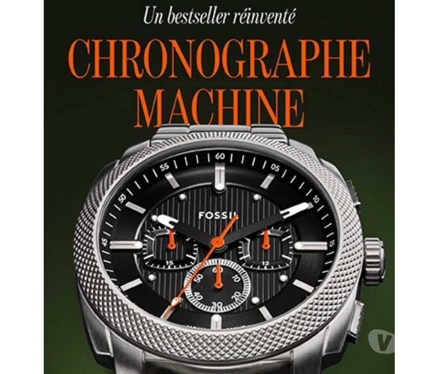 Montres occasion Meurthe-et-Moselle Nancy - Photos Vivastreet Montre Chronographe "Machine" FOSSIL, neuve et garantie !!