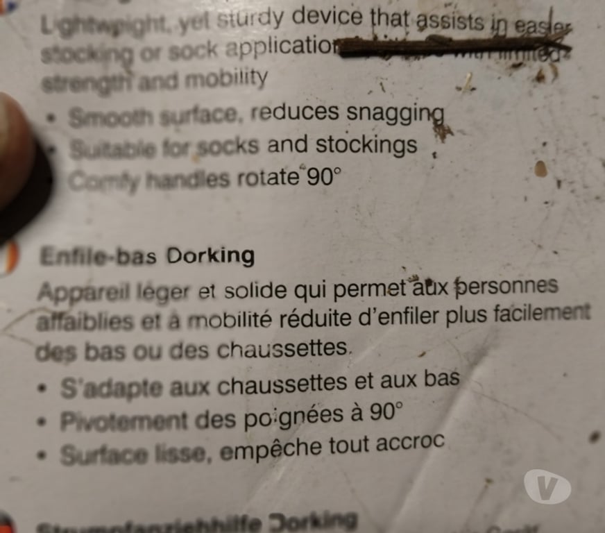 Accessoires - Bagagerie Pas-de-Calais Wingles - 62410 - Photos Vivastreet Enfilee bas et chaussette