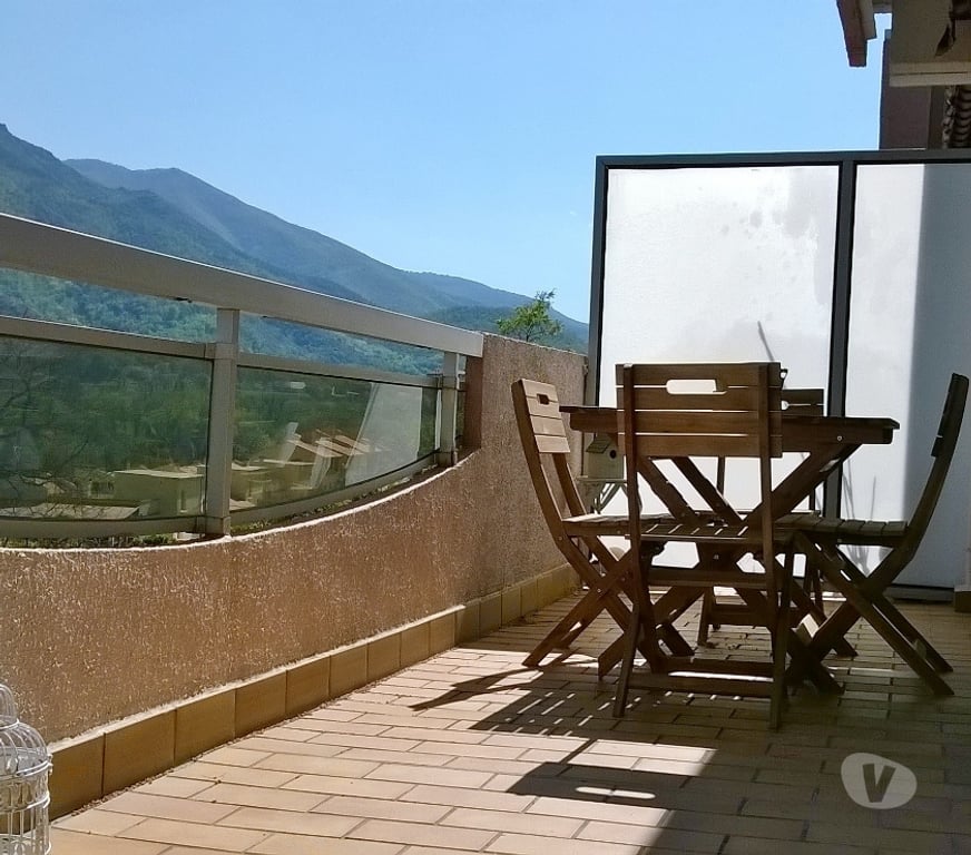 location saisonniere Pyrénées-Orientales Amelie les Bains Palalda - 66110 - Photos Vivastreet Bel F2 à 5 min thermes, garage, terrasse exposée sud