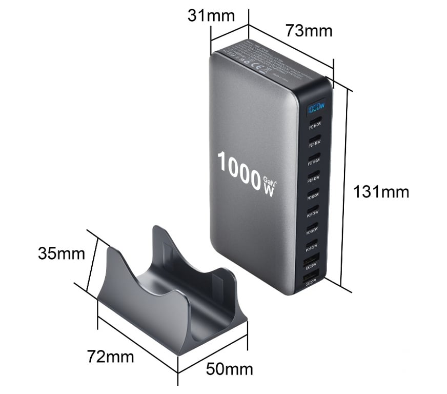 Informatique Essonne Draveil - 91210 - Photos Vivastreet Chargeur USB C 1000W, Chargeur multi-appareils