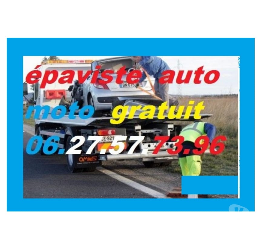Pièces et services auto Hérault Agde - 34300 - Photos Vivastreet epaviste gratuit 100% gratuit Agréé VHU tel 06.27.57.7396