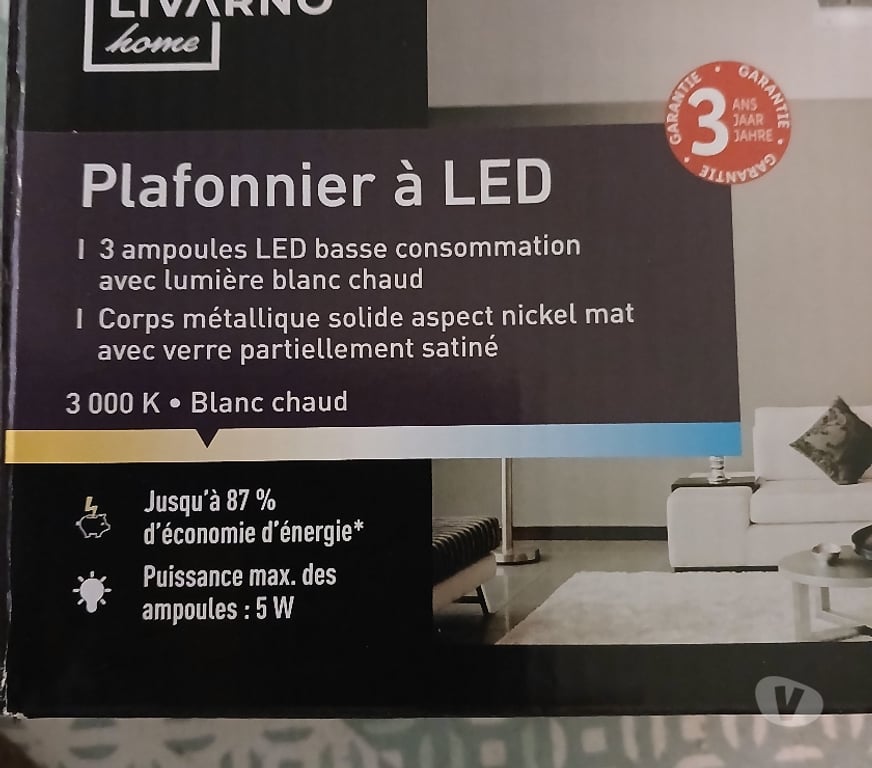 Décoration - art Nord Villeneuve d'Ascq - Photos Vivastreet Plafonnier led