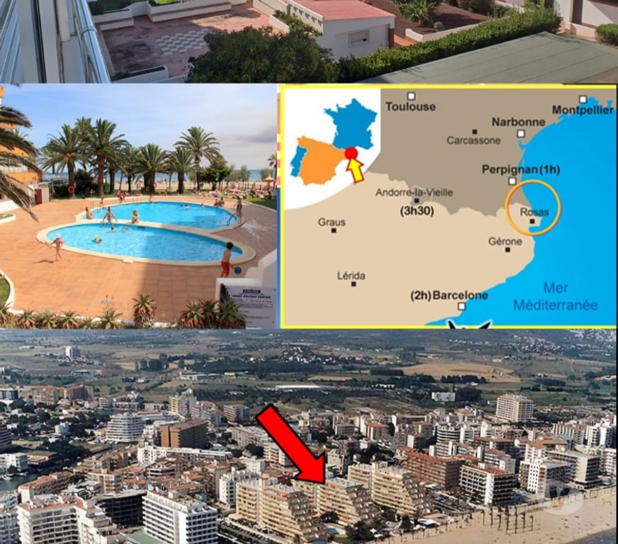 location saisonniere Espagne - Photos Vivastreet ROSAS Piscine Plage à partir de 75 €