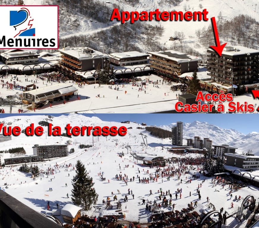 location saisonniere Savoie St Martin de Belleville - Photos Vivastreet LA CROISETTE les MENUIRES 6 pers dispo du 4 4 au 11 4- du 11