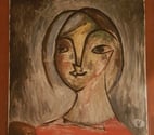 Cagnes sur Mer - Alpes-Maritimes — peinture originale du peintre Picasso