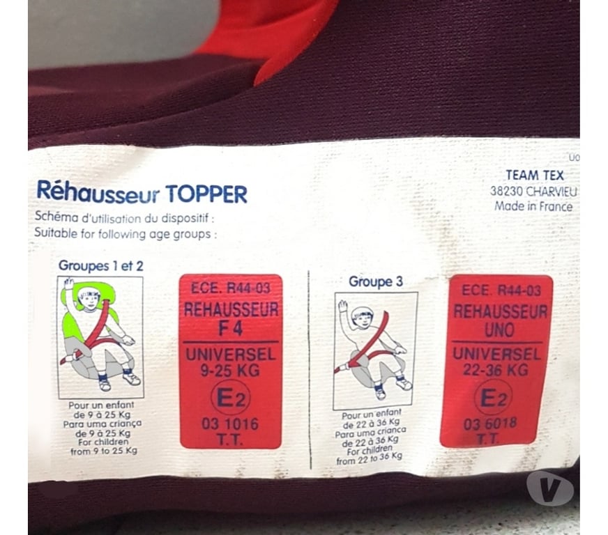 Equipements bébés Gard Nimes - Photos Vivastreet Siège-auto, groupe 2-3, évolutif