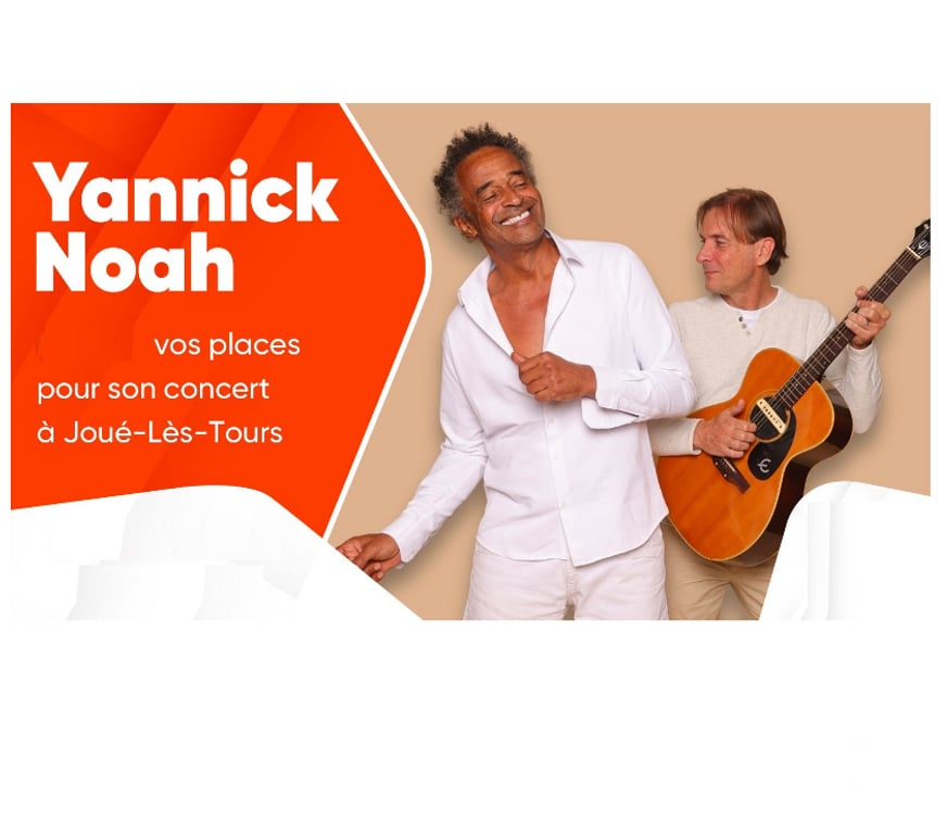 Spectacles Indre-et-Loire Joue les Tours - 37300 - Photos Vivastreet 2 places concert Yannick Noah le 3 février Joué-lès-Tours