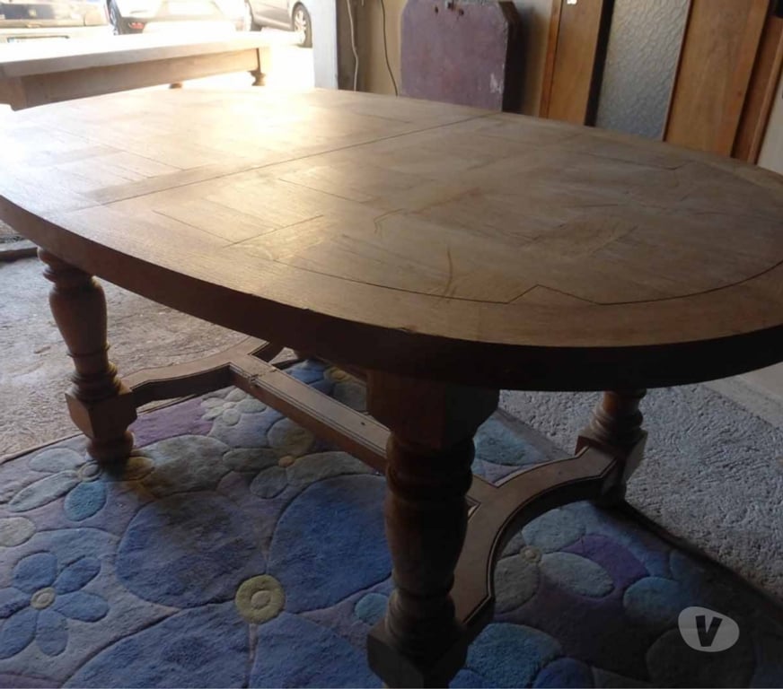 Ameublement & art de la table Bouches-du-Rhône Aix en Provence - Photos Vivastreet Table chêne marqueterie artisan meunuisier