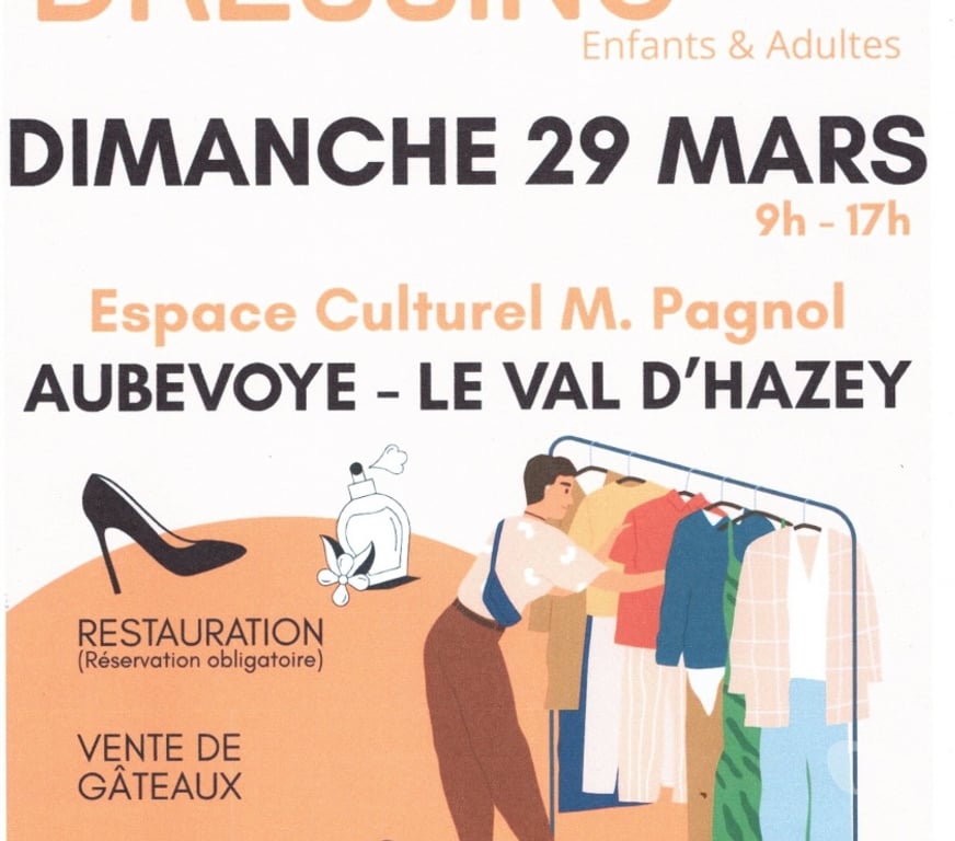 Vides greniers - Brocantes Eure Aubevoye - 27940 - Photos Vivastreet vide dressing adultes et enfants
